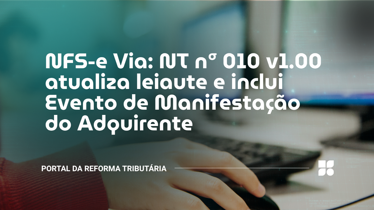 Nota Técnica 010 NFS-e Via